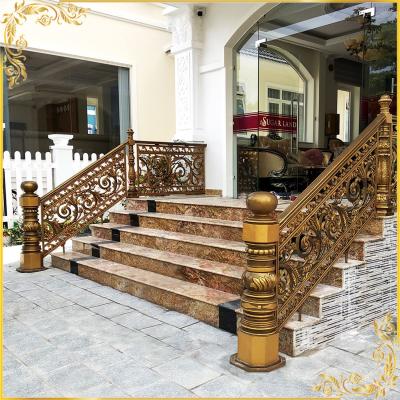 Bậc thềm tam cấp nhôm đúc trụ tròn