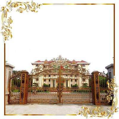 Cổng nhôm đúc khổ rộng