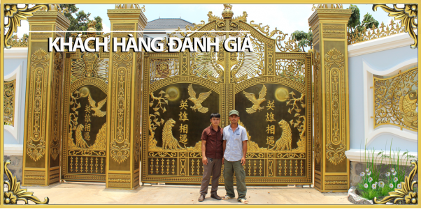 Cảm nhận của khách hàng về cổng nhôm đúc
