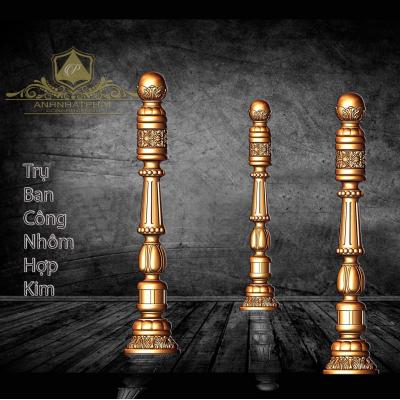 Trụ ban công nhôm đúc mẫu 01