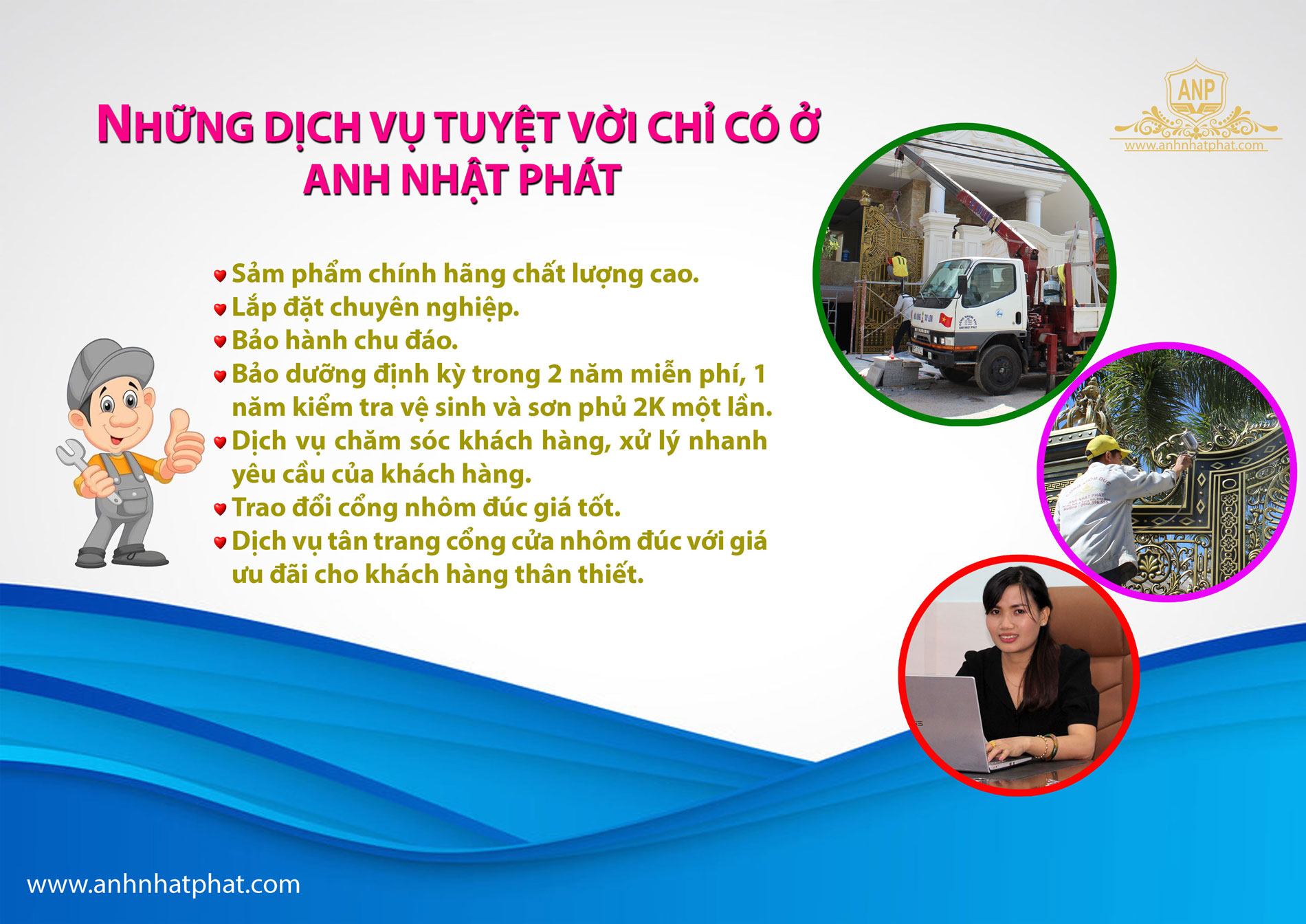 vệ sinh cổng nh&ocirc;m đ&uacute;c