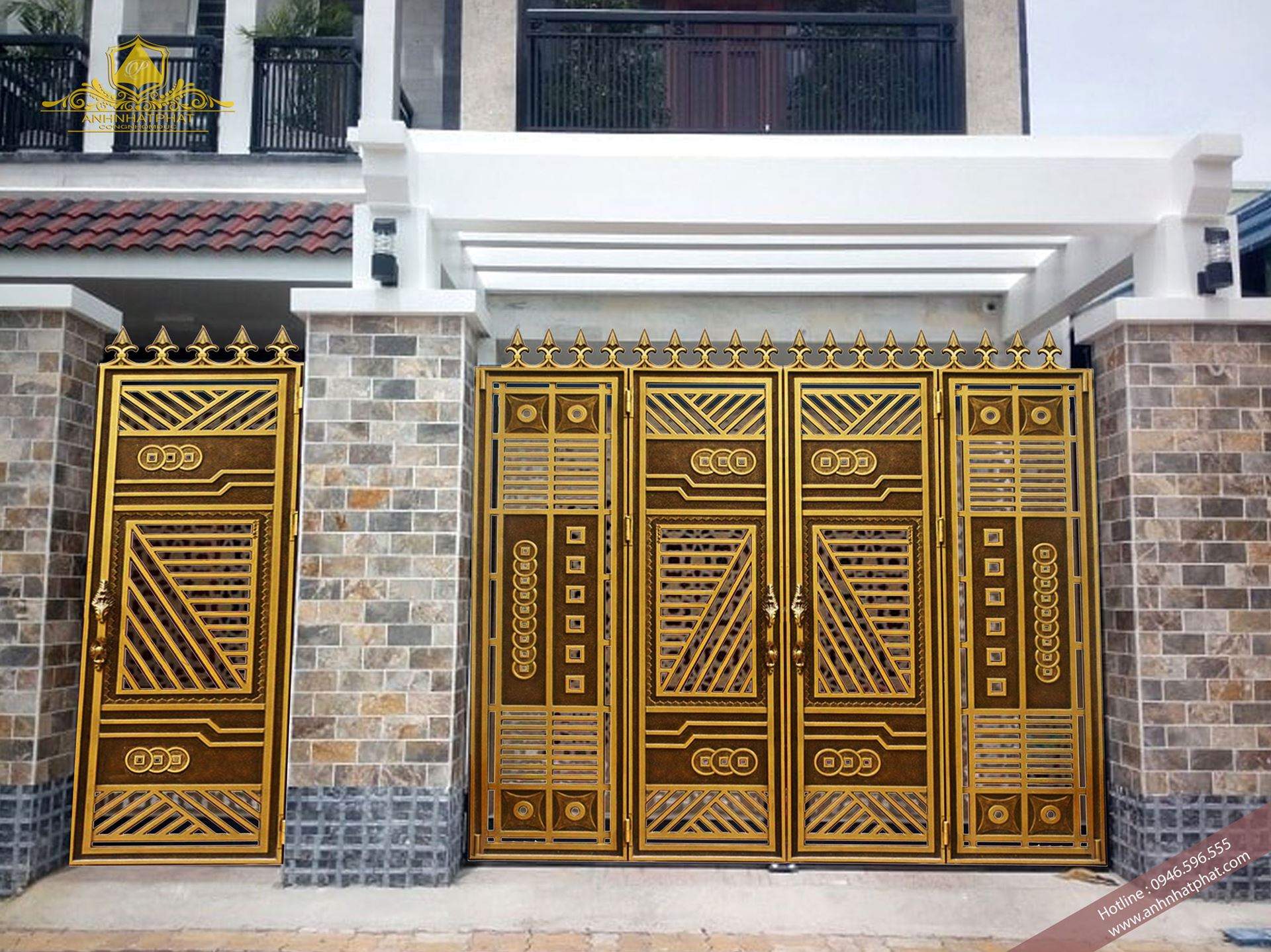 b&aacute;o gi&aacute; cổng nh&ocirc;m đ&uacute;c