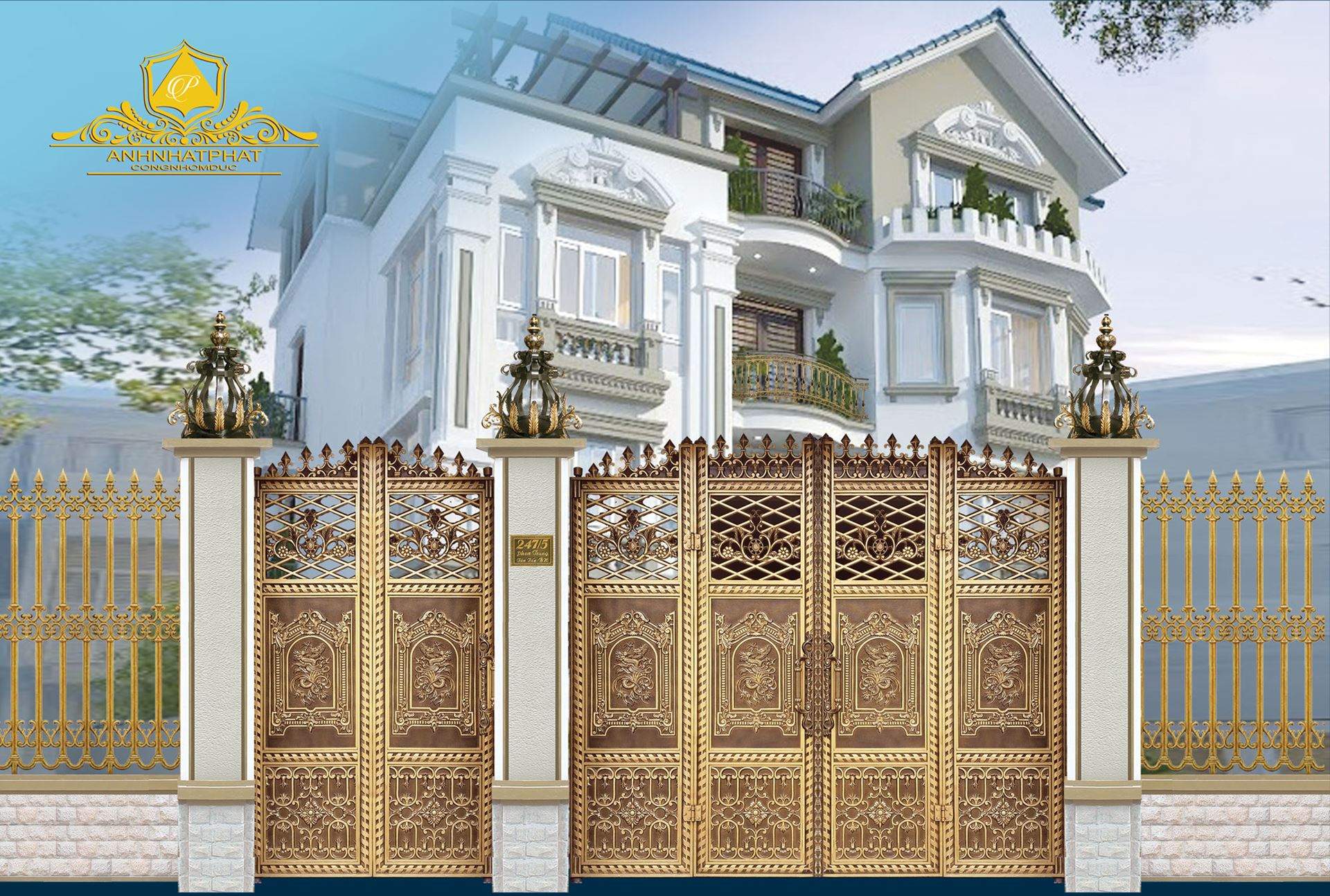 b&aacute;o gi&aacute; cổng nh&ocirc;m đ&uacute;c