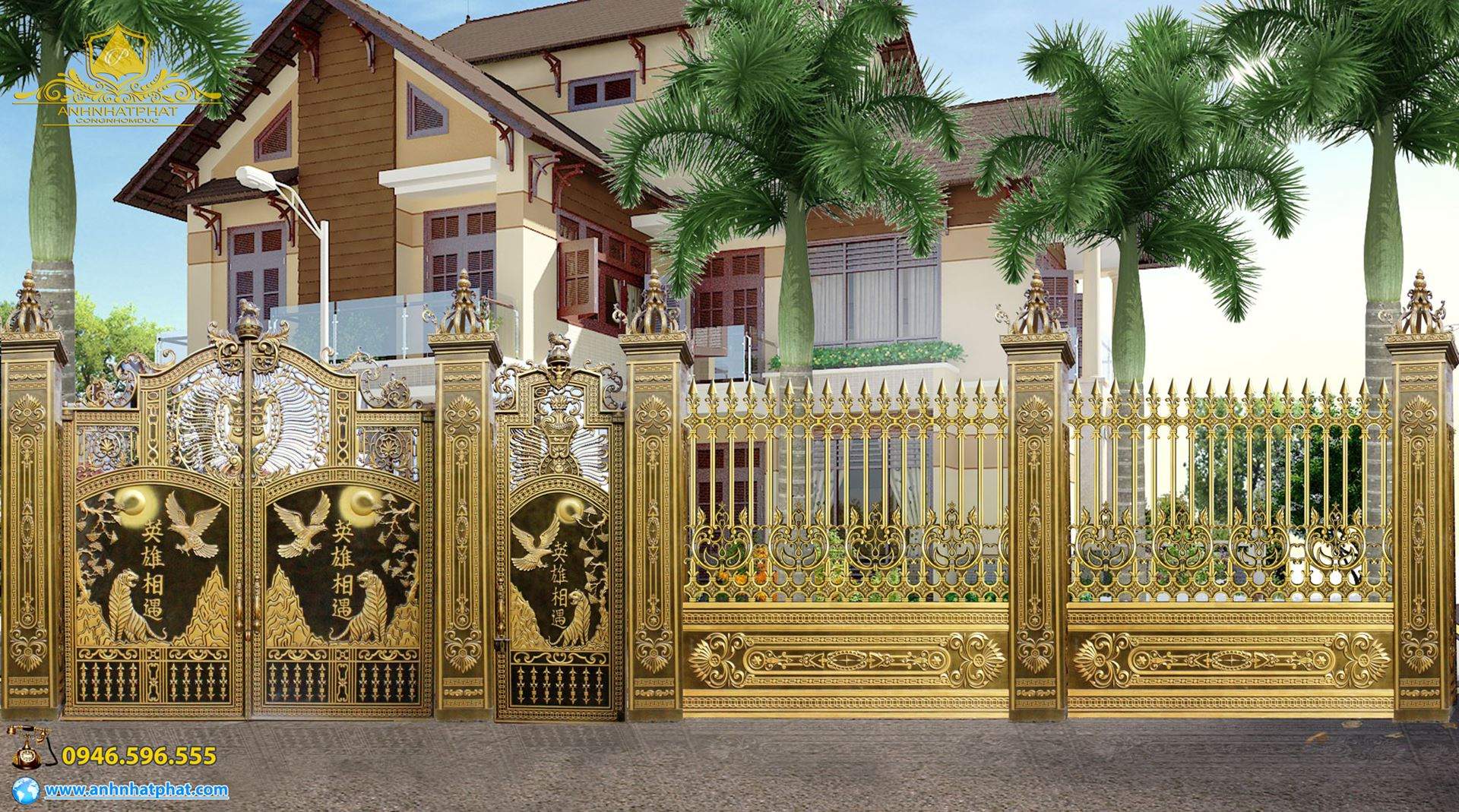 b&aacute;o gi&aacute; cổng nh&ocirc;m đ&uacute;c