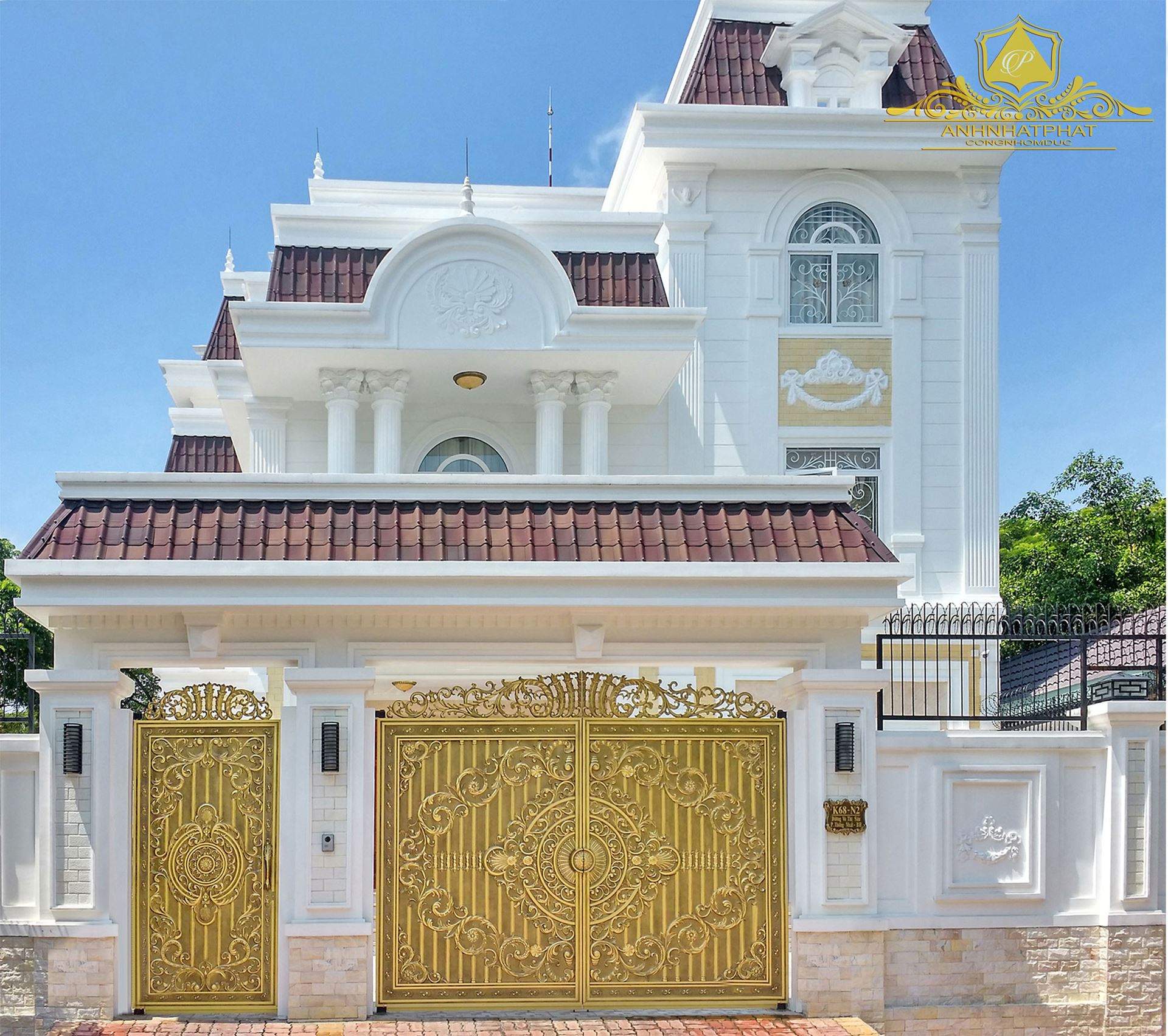 C&aacute;c mẫu cổng nh&ocirc;m đ&uacute;c đẹp nhất hiện nay