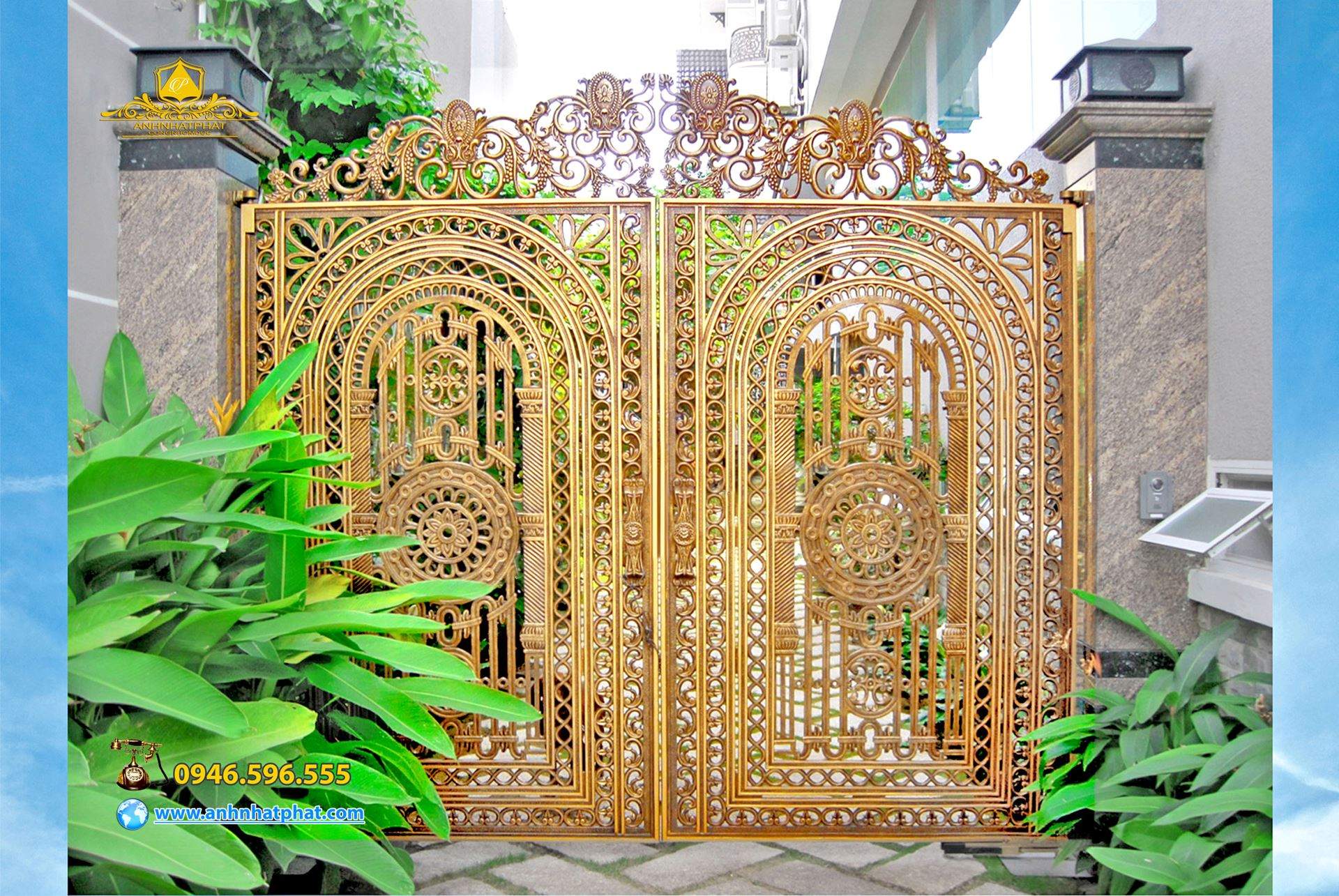 b&aacute;o gi&aacute; cổng nh&ocirc;m đ&uacute;c