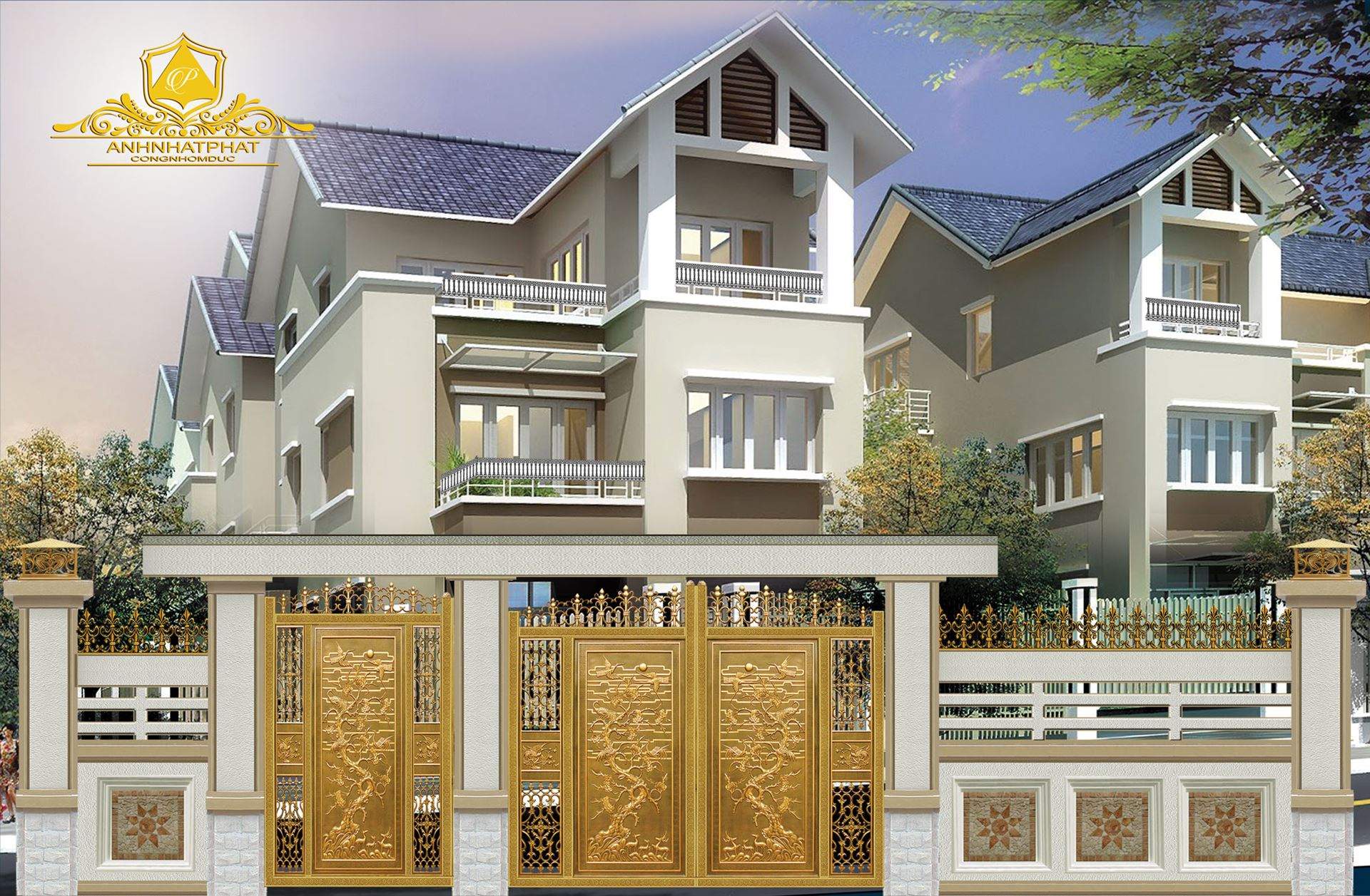 b&aacute;o gi&aacute; cổng nh&ocirc;m đ&uacute;c