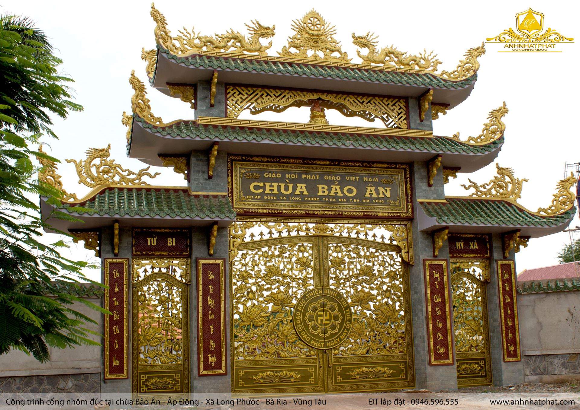 b&aacute;o gi&aacute; cổng nh&ocirc;m đ&uacute;c
