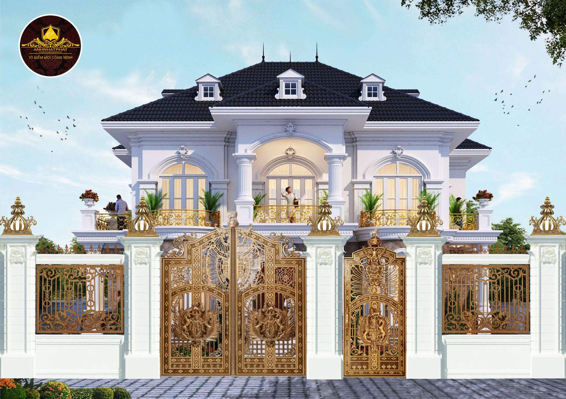 cổng nh&ocirc;m đ&uacute;c