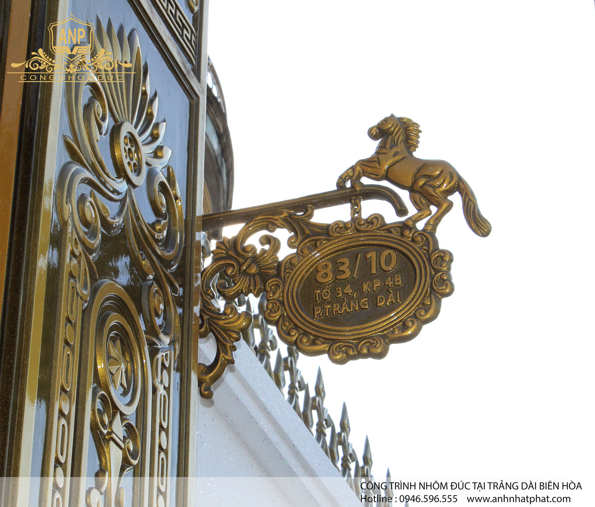 biển số nh&agrave; nh&ocirc;m đ&uacute;c