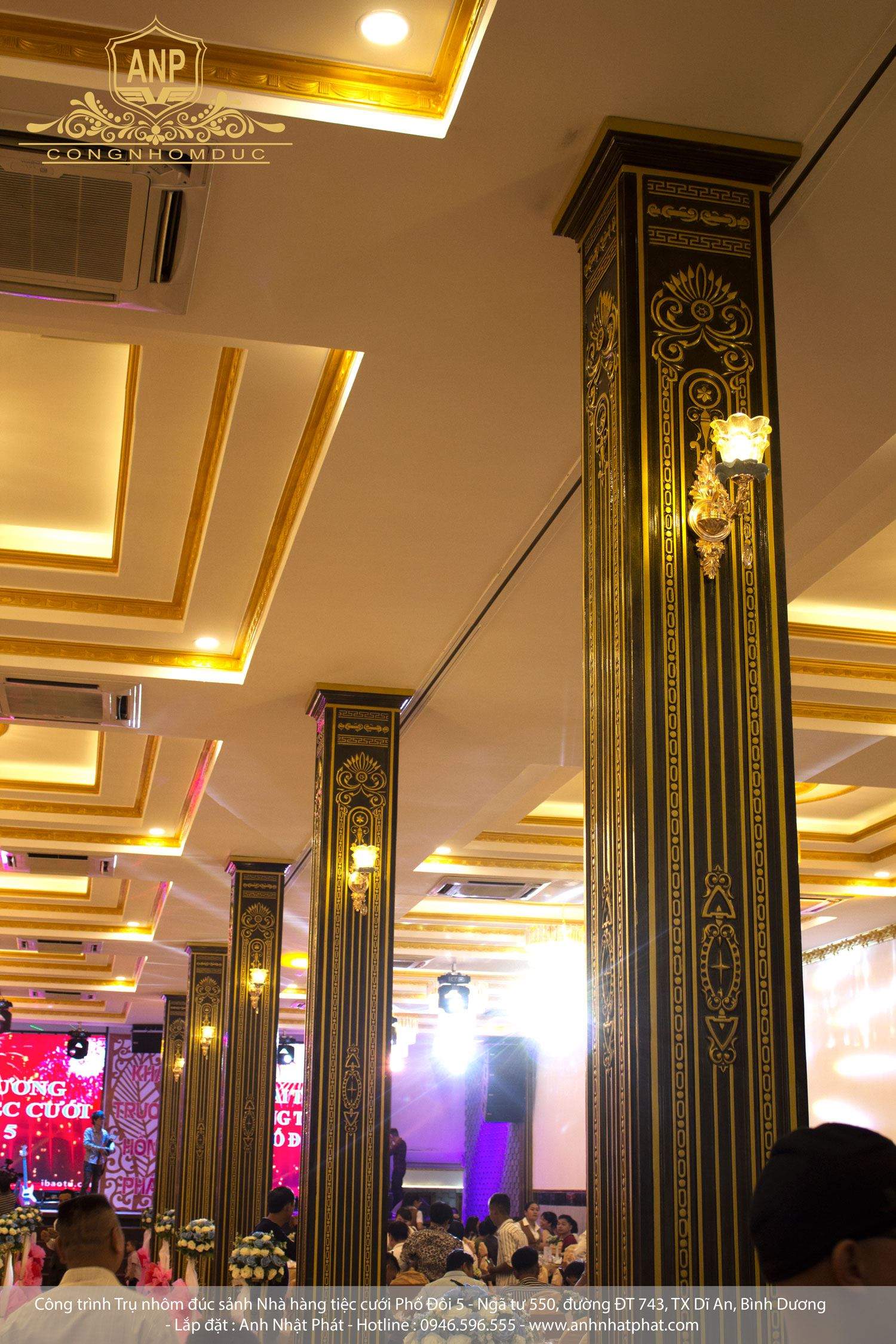 trụ nh&ocirc;m đ&uacute;c