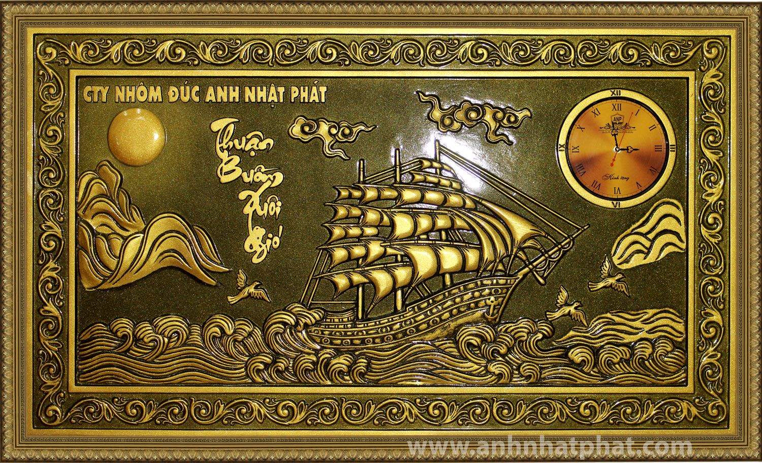 tranh nh&ocirc;m đ&uacute;c thuận buồm xu&ocirc;i gi&oacute;